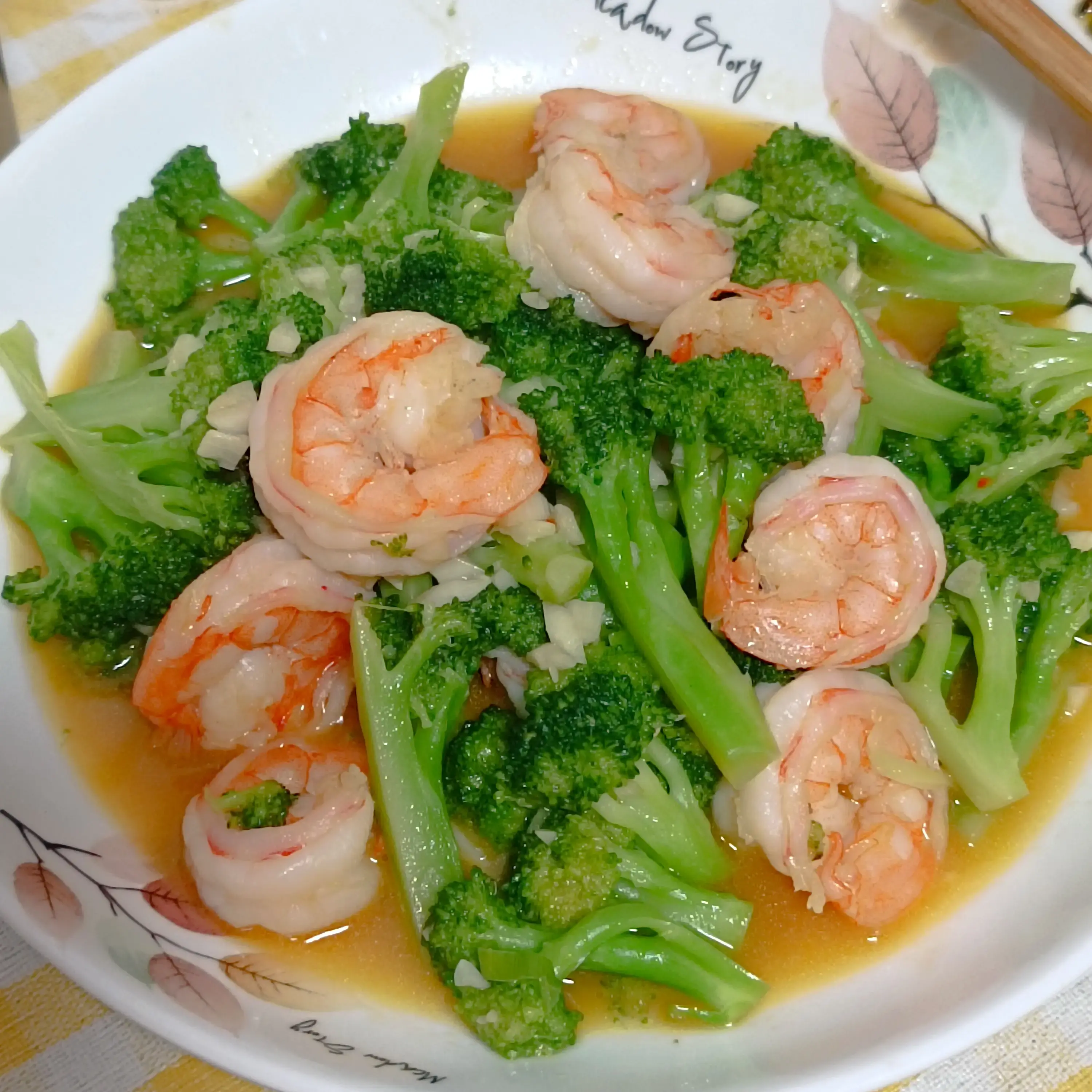 西兰花炒虾仁